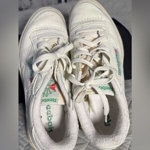 Reebok white sneakers